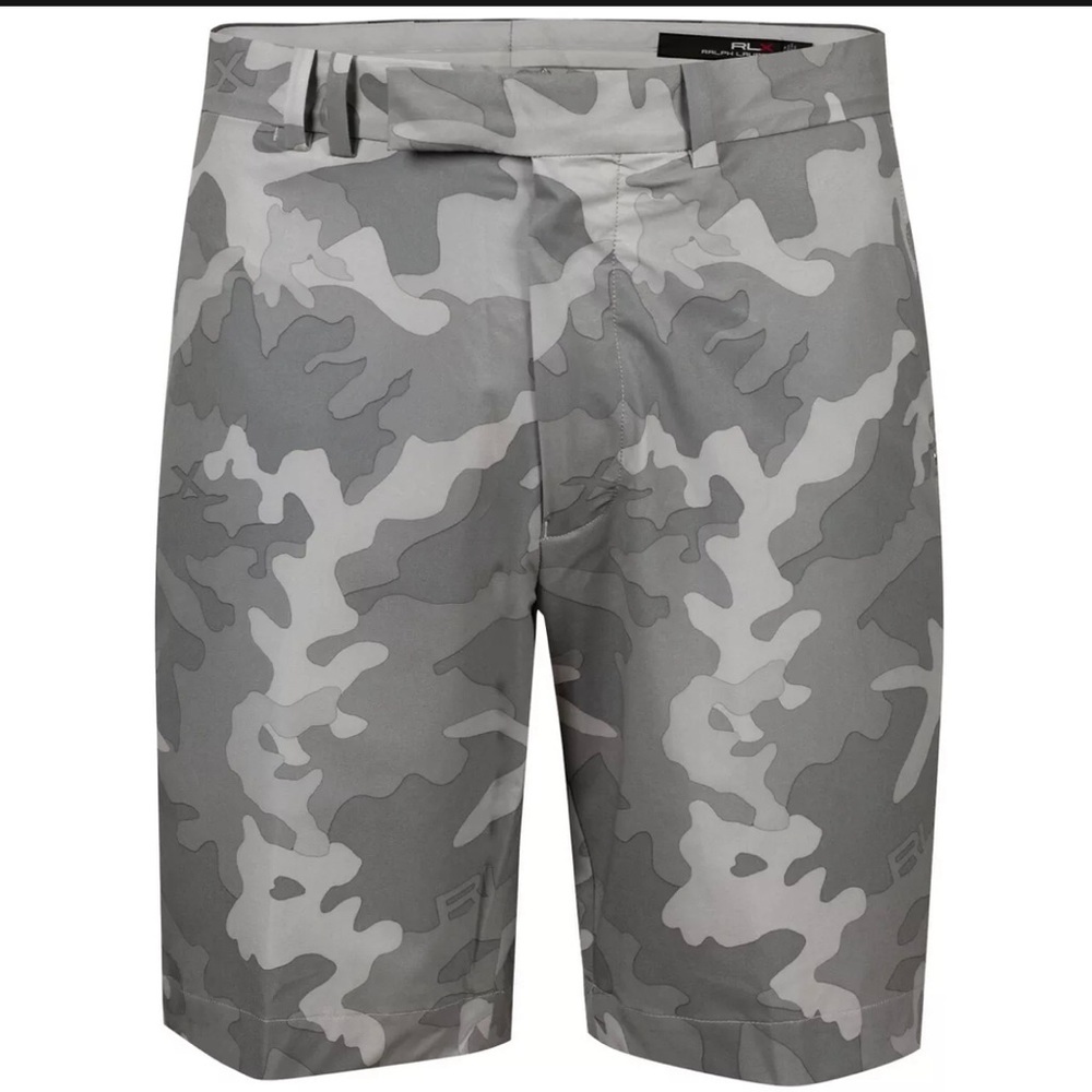NWT RLX Ralph Lauren Golf Men's Shorts Water Repellent Stretch Camo Grey